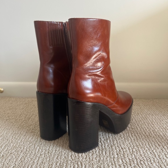 Jeffrey Campbell Mexique Platforms - 8.5 - Brown - Picture 5 of 16